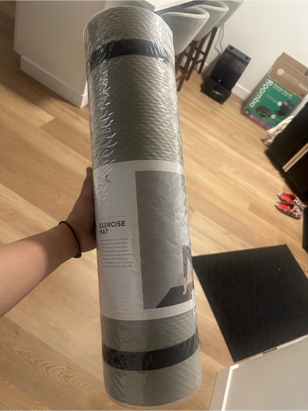 Danskin Gray Exercise Mat